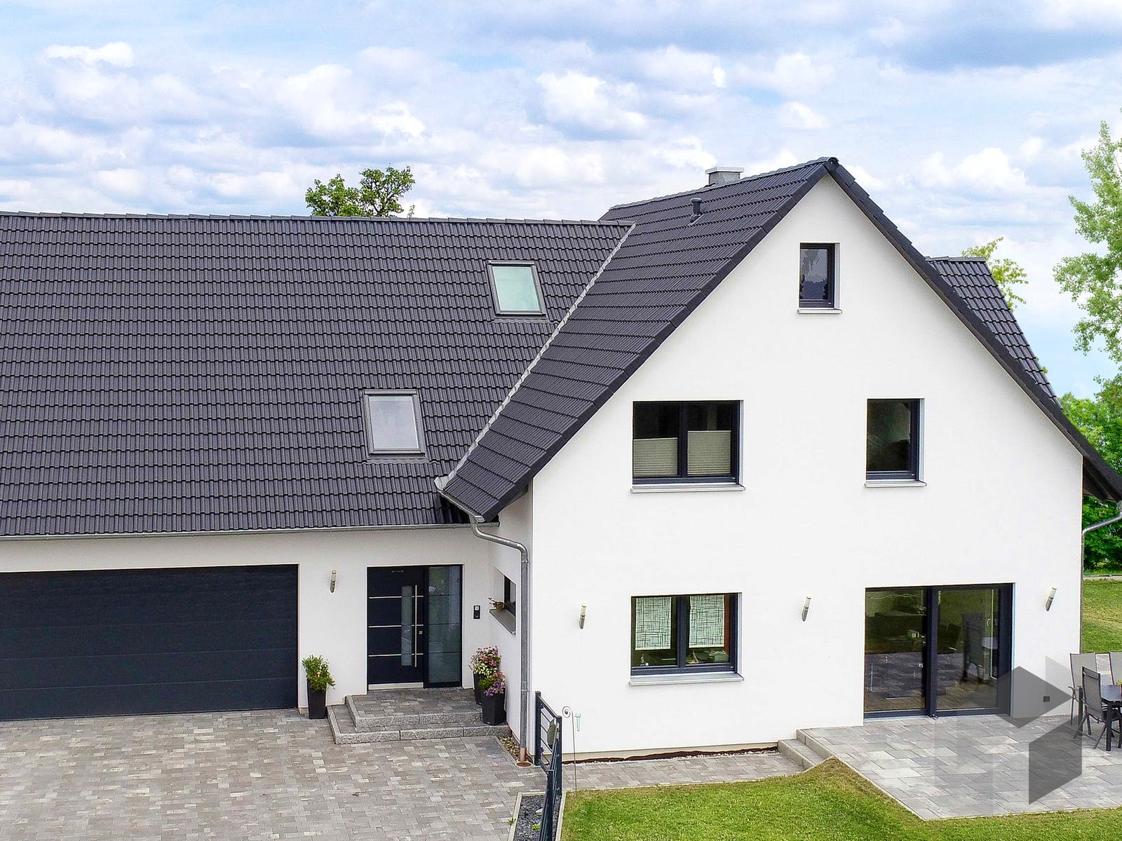 Einfamilienhaus Mit Garage Var 2 Von Ziegler Haus Fertighaus De