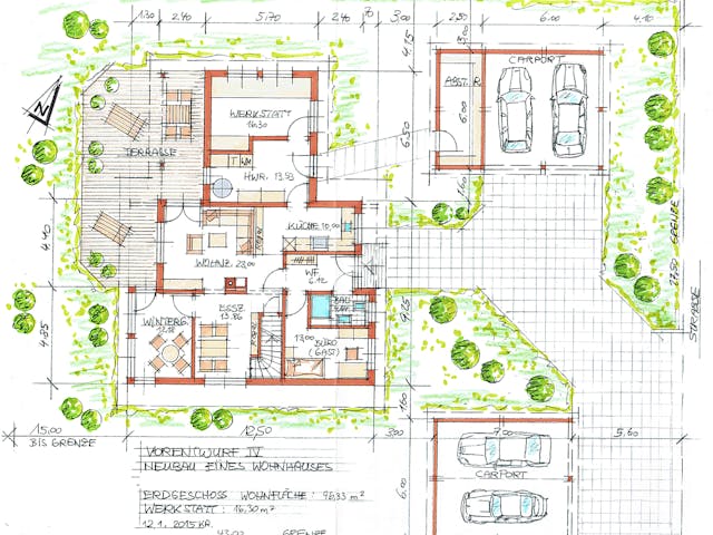 Fertighaus Landhaus Klassisch von Zimmerer-Profibau Schlüsselfertig ab 500000€, Satteldach-Klassiker Grundriss 1 Fertighaus Landhaus Klassisch von Zimmerer-Profibau Schlüsselfertig ab 500000€, Satteldach-Klassiker Grundriss 1