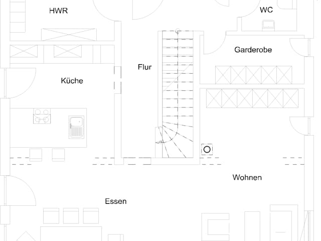 Fertighaus Zorneding von Regnauer Hausbau Schlüsselfertig ab 360285€, Satteldach-Klassiker Grundriss 1