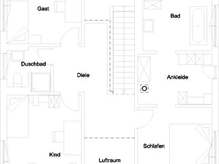Fertighaus Zorneding von Regnauer Hausbau Schlüsselfertig ab 360285€, Satteldach-Klassiker Grundriss 2