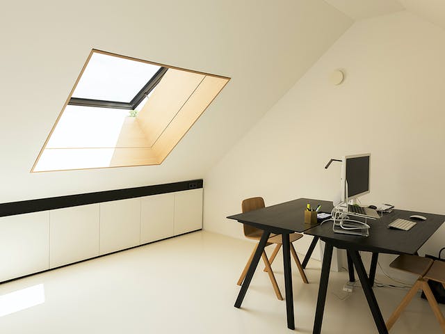 Fertighaus Design Stadthaus 02 von Zimmerer-Profibau, Satteldach-Klassiker Innenansicht 4