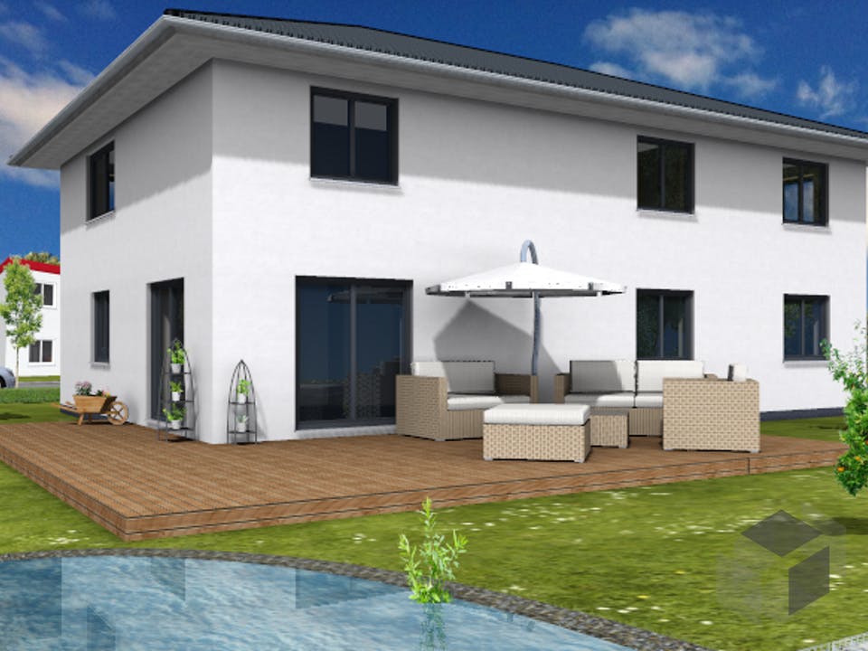 Generationenhaus Spandau von NEWE-Massivhaus Außenansicht