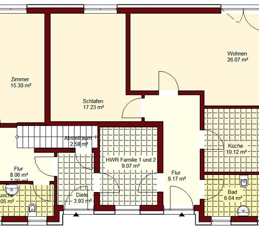 Zweifamilienhaus Spandau Floorplan 1